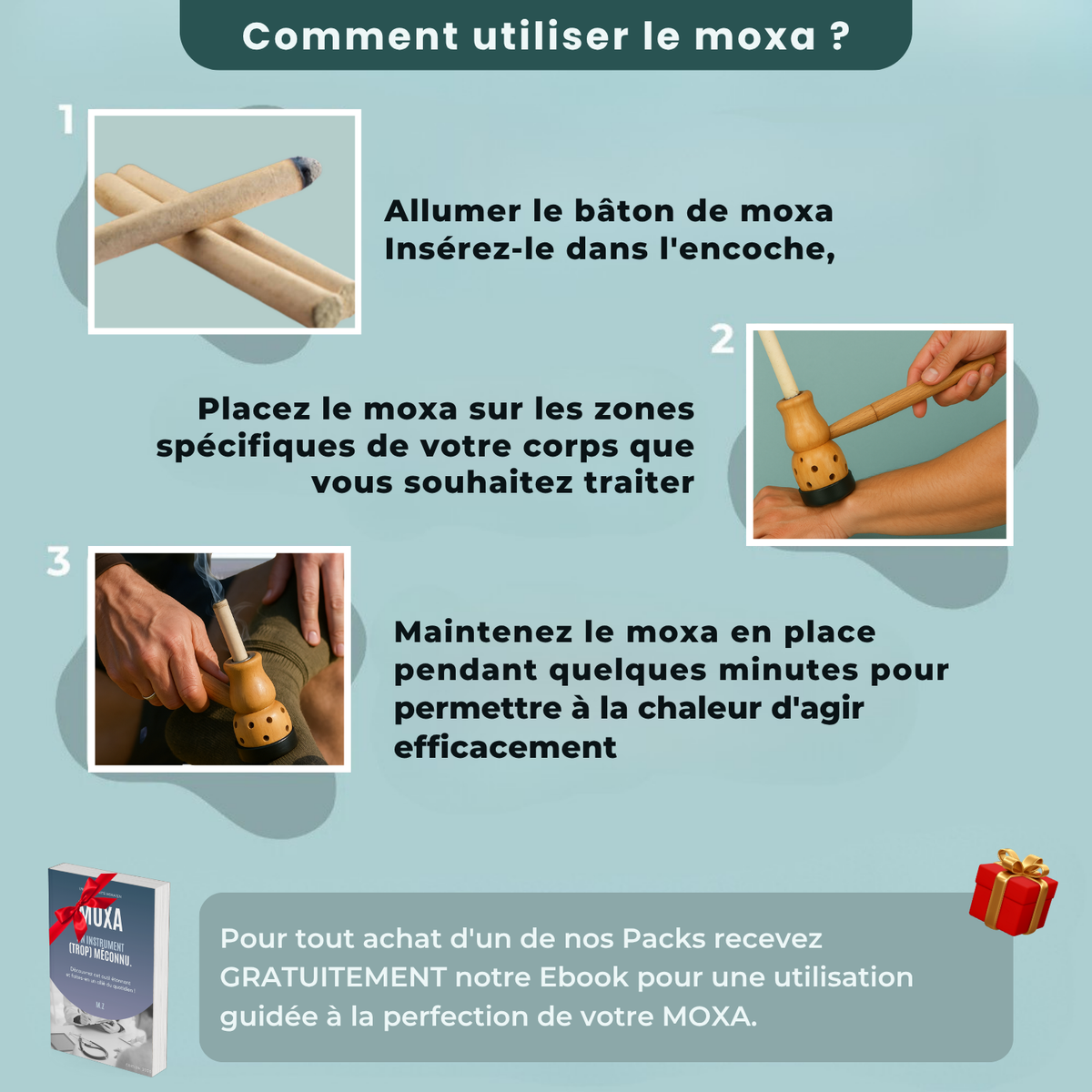 Kit de MOXA | Soin par moxibustion